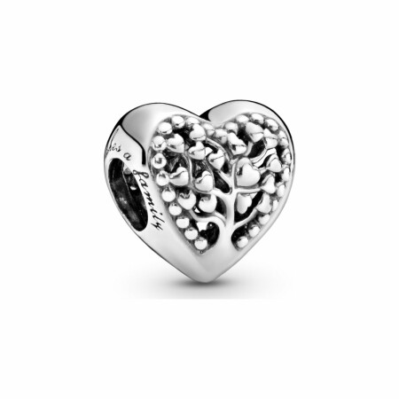 Charm Pandora People cœur arbre de vie en argent