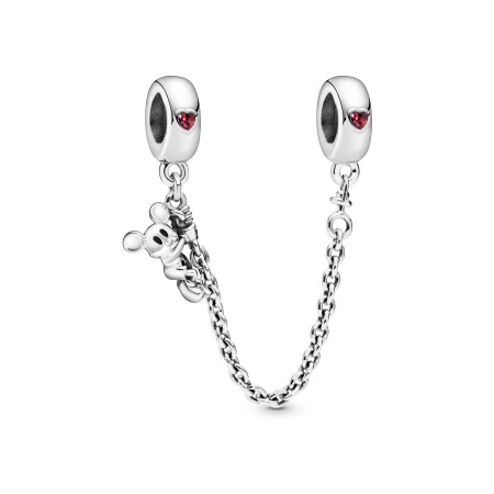 Charm Disney x Pandora Chaîne De Confort Disney, Mickey Voltigeur en argent et oxyde de zirconium