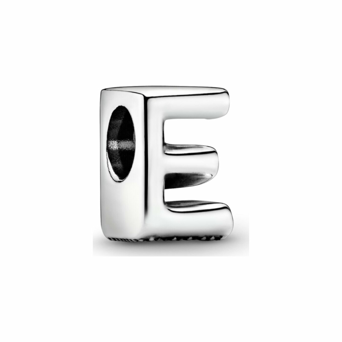 Charm Pandora ID alphabet lettre e en argent