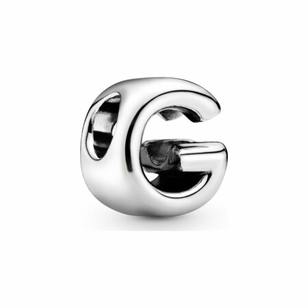 Charm Pandora ID alphabet lettre g en argent