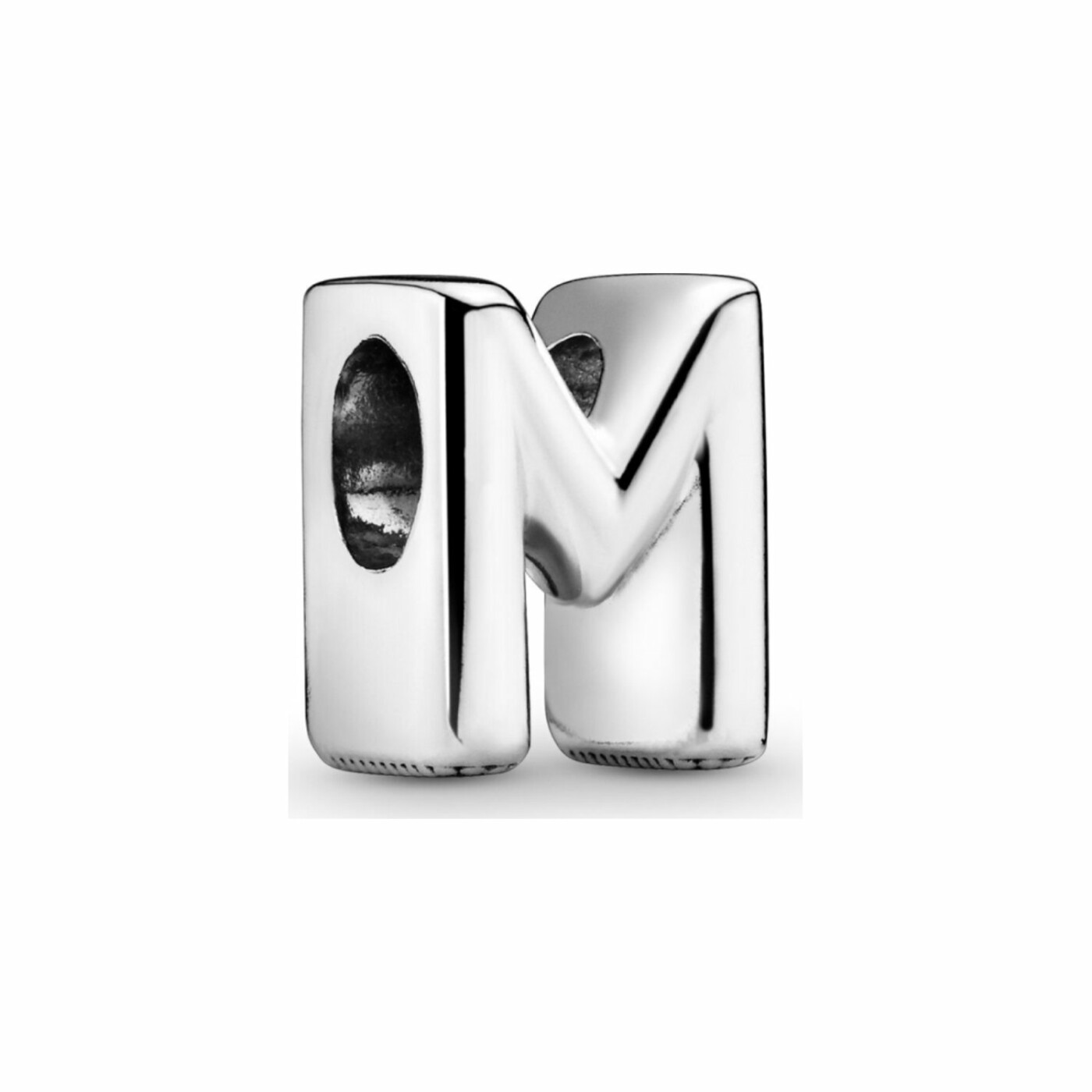 Charm Pandora ID alphabet lettre m en argent