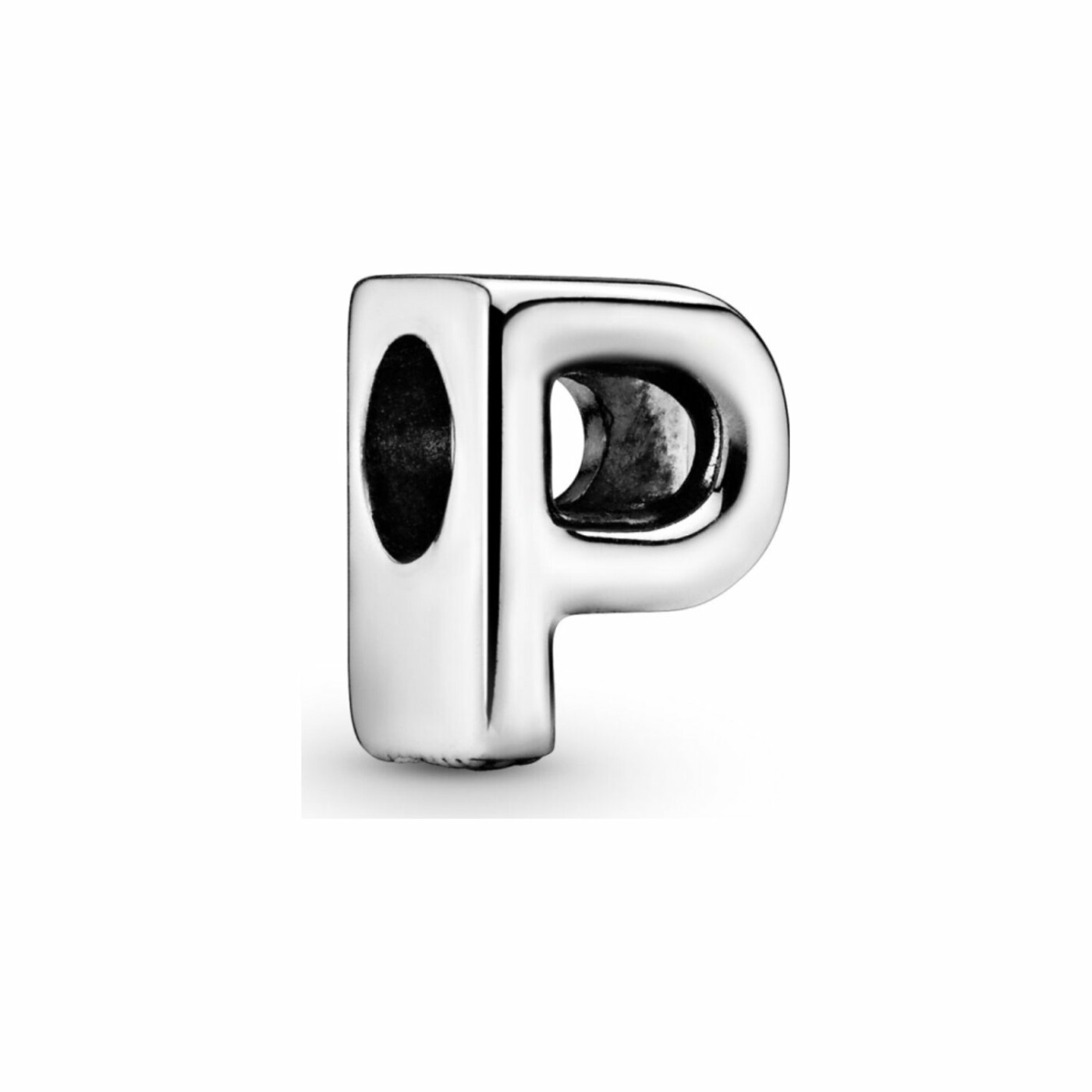 Charm Pandora ID alphabet lettre p en argent