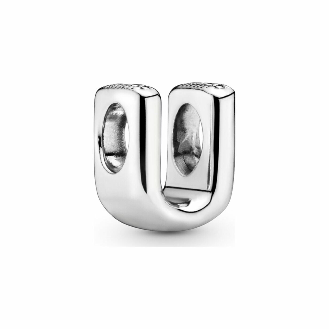 Charm Pandora ID alphabet lettre u en argent