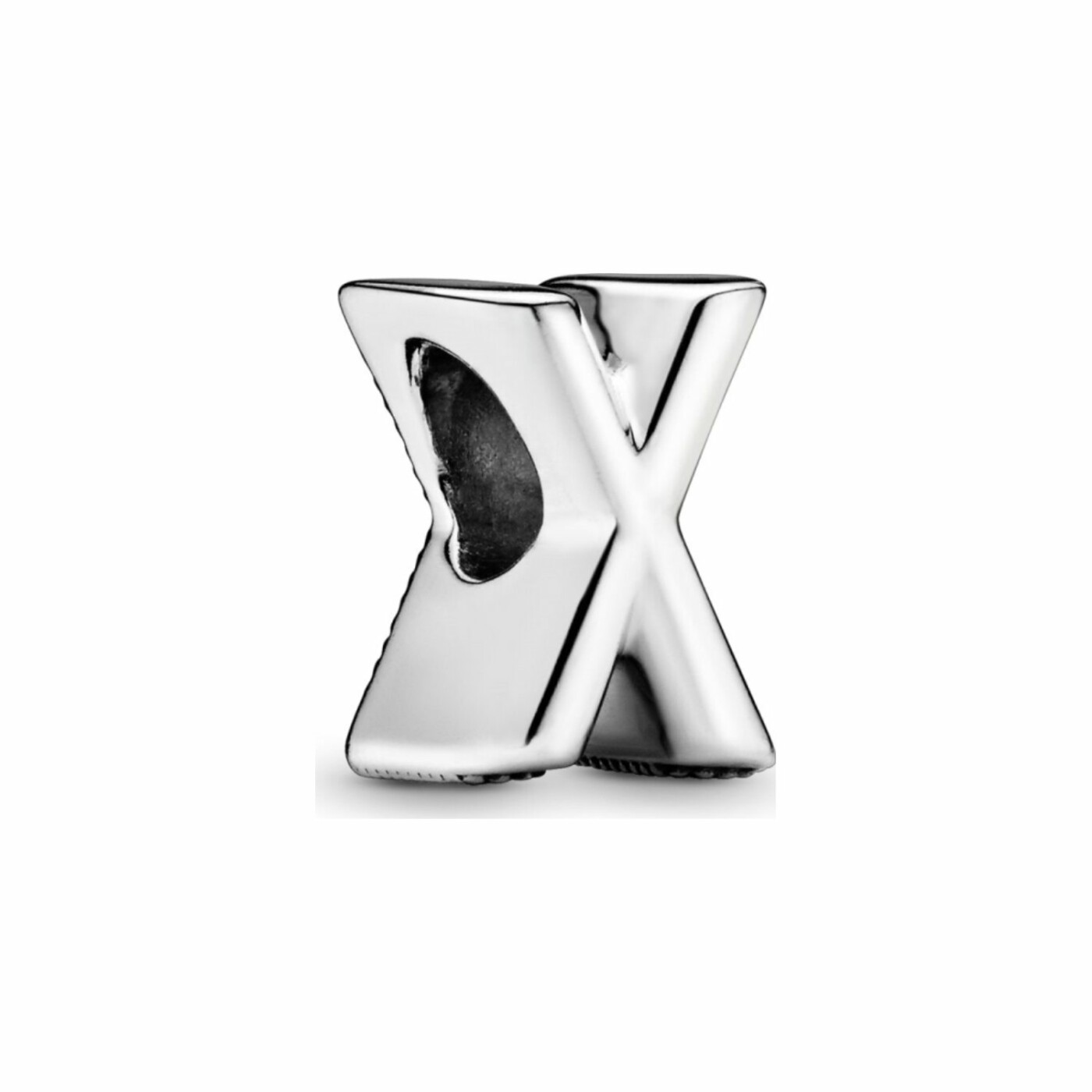 Charm Pandora ID alphabet lettre x en argent