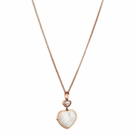 Chopard Happy Hearts, rose gold, mother of pearl