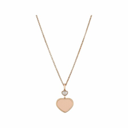 Chopard Happy Hearts pendant, rose gold, diamond