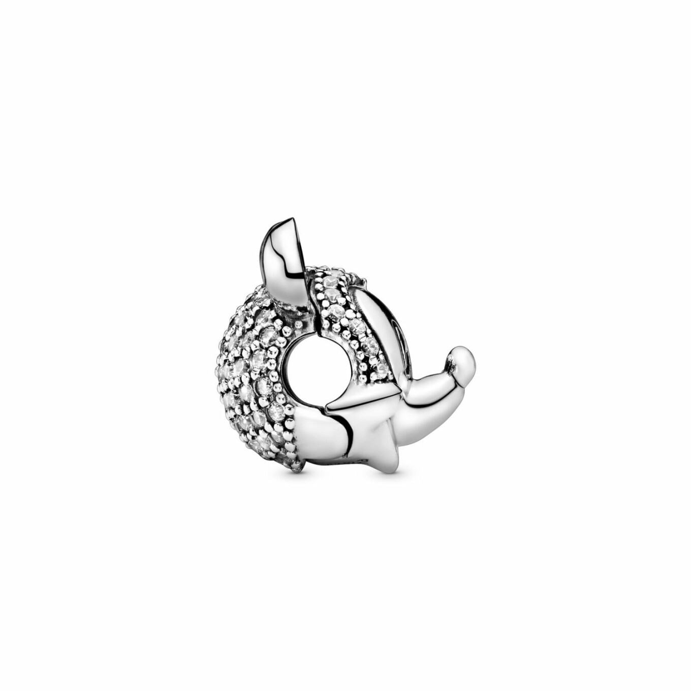 Charm Disney x Pandora Clip Pavé Disney Mickey en argent et oxyde de zirconium