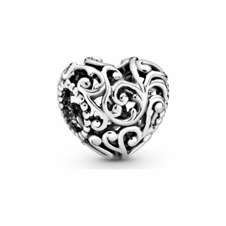 Charm Pandora Passions cœur ajouré royal en argent