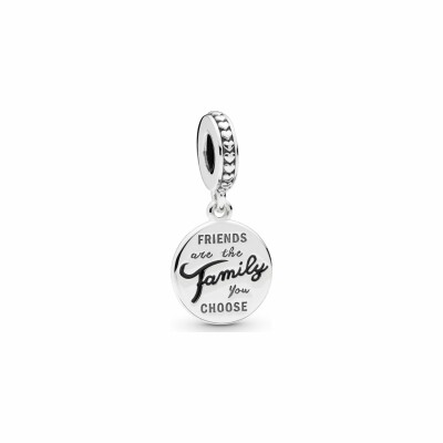 Charm Pandora People pendant famille de cœur en argent