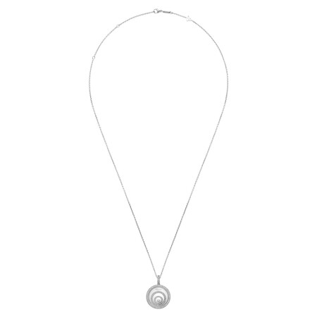 Pendentif Chopard Happy Spirit en or blanc et diamants