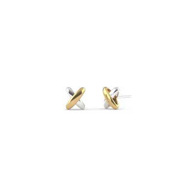 Boucles d'oreilles Ti Sento en argent doré