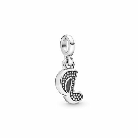 Charm Pandora Me pendant ma note de musique en argent et oxyde de zirconium