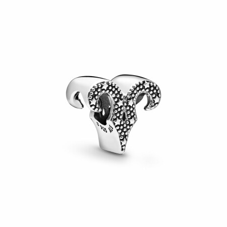 Charm Pandora ID zodiaque bélier scintillant en argent et oxyde de zirconium