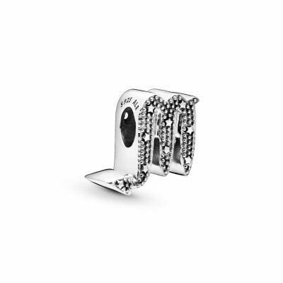 Charm Pandora ID zodiaque scorpion scintillant en argent et oxyde de zirconium