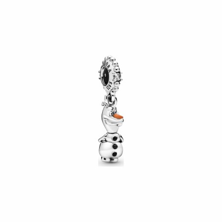 Charm Disney X Pandora Pendant Disney La Reine Des Neiges Olaf en argent et oxyde de zirconium