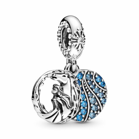 Charm Disney X Pandora Pendant Disney La Reine Des Neiges Elsa Et Nokk en argent et oxyde de zirconium