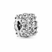 Charm Pandora Timeless scintillant incolore en argent et oxyde de zirconium