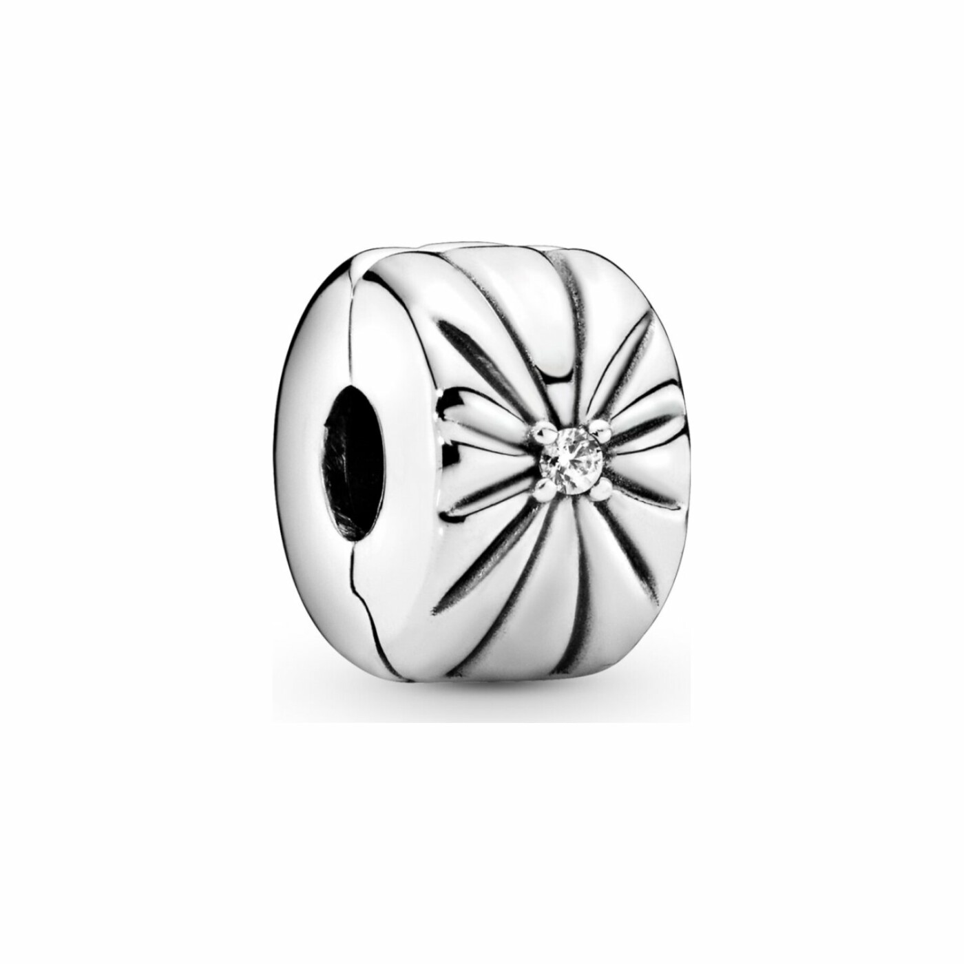 Charm Pandora Passions clip soleil scintillant en argent et oxyde de zirconium