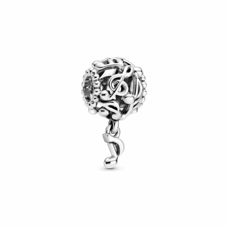 Charm Pandora Passions notes de musique ajouré en argent