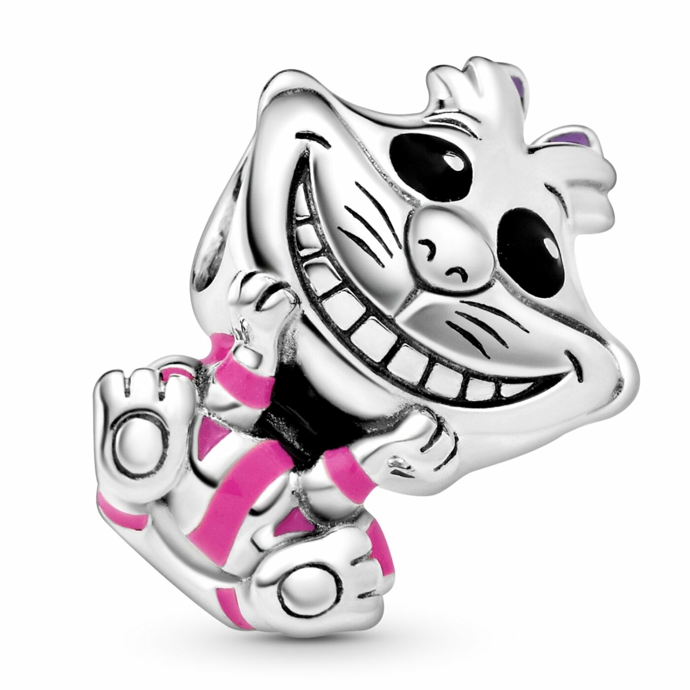 Charm Disney X Pandora Disney Alice Au Pays Des Merveilles Chat Du Cheshire en argent