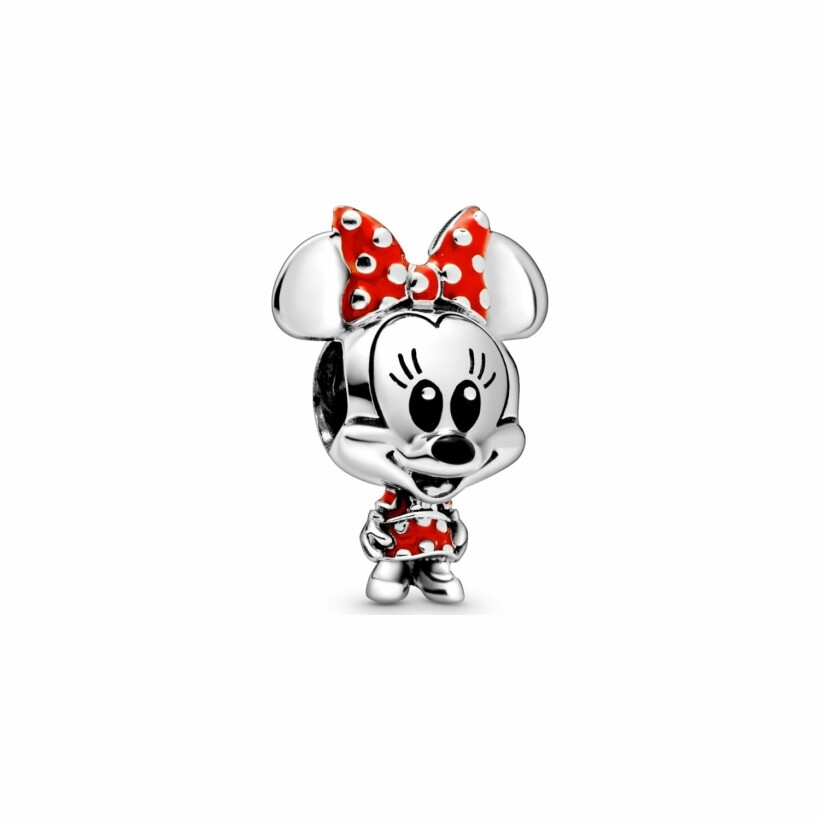 Charm Disney X Pandora Disney Minnie Robe À Pois & Nœud en argent