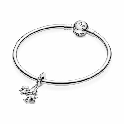 Charm Pandora People pendant couple de mariés en argent et oxyde de zirconium