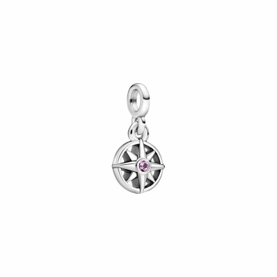 Charm Pandora Me ma boussole en argent et cristaux