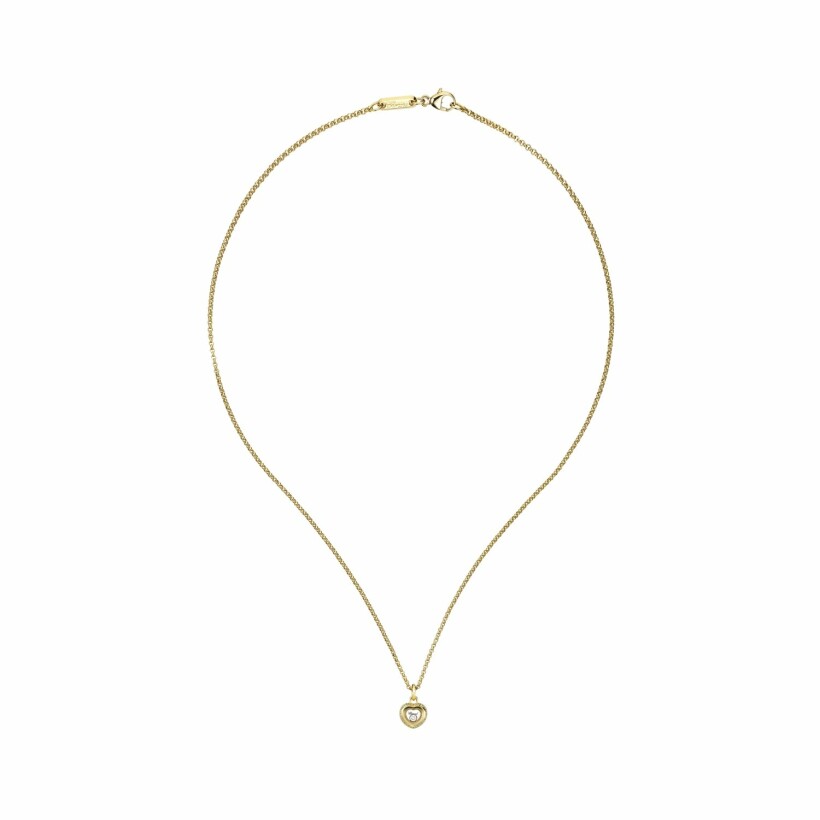 Collier Chopard Miss Happy en or jaune et diamant