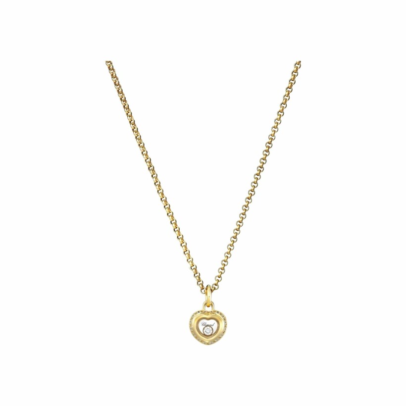 Collier Chopard Miss Happy en or jaune et diamant