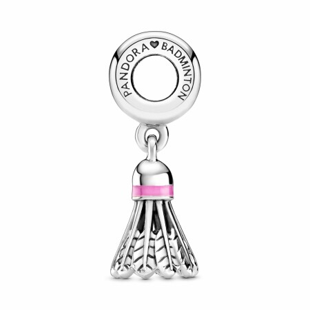 Charm Pandora Passions pendant volant de badminton en argent