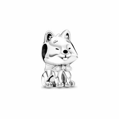 Charm Pandora Places chien japonais akita inu en argent