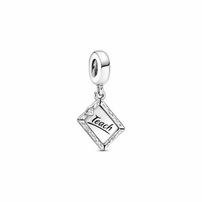 Charm Pandora Passions pendant tableau noir en argent