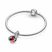 Charm Disney X Pandora Pendant Disney Mickey & Minnie Amour Et Baisers en argent et oxyde de zirconium