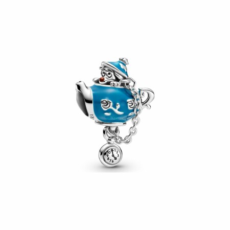 Charm Disney X Pandora Disney Alice Au Pays Des Merveilles, Théière Fête De Non-anniversaire en argent