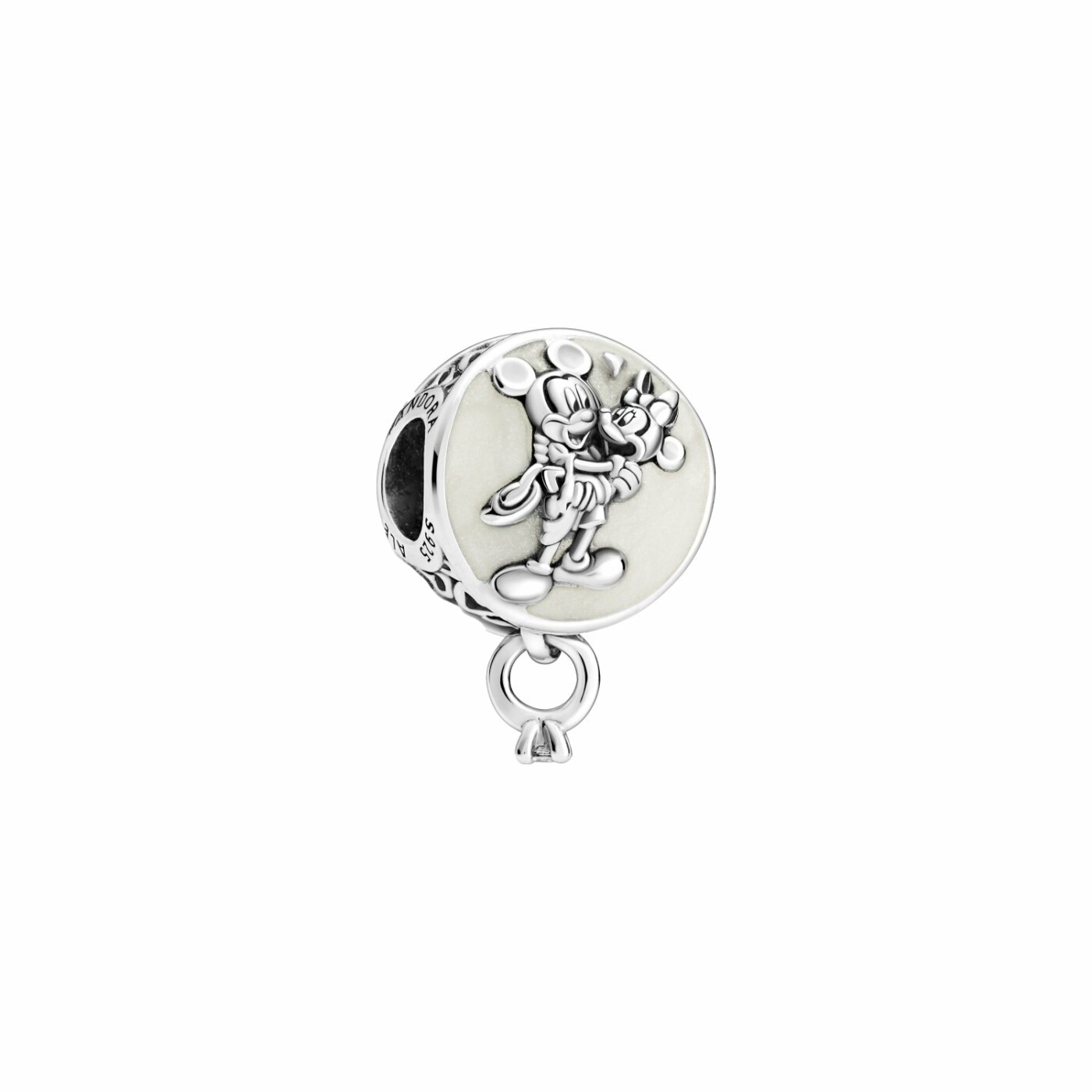 Charm Disney X Pandora Mickey & Minnie amour éternel en argent et oxydes de zirconium