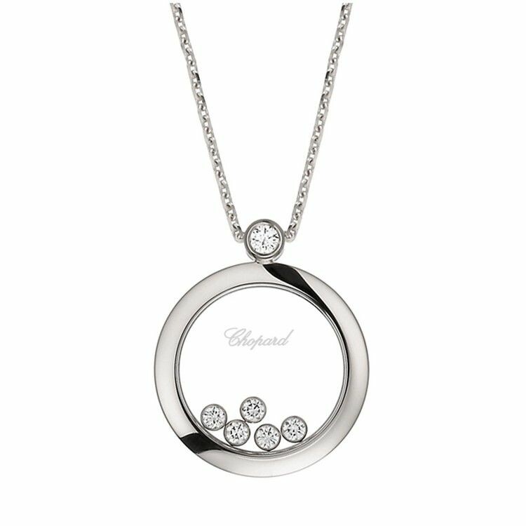 Purchase Chopard Happy Diamonds Icons pendant white gold diamonds