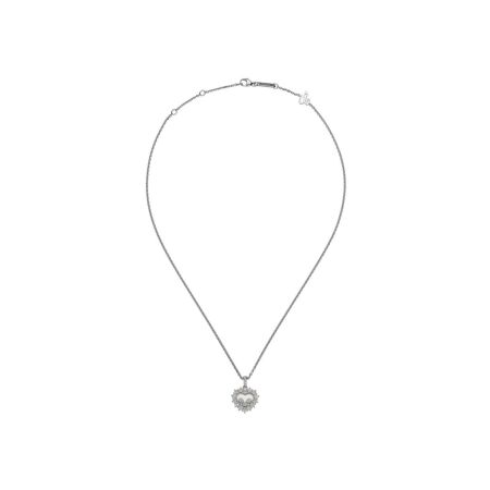 Collier Chopard Happy Diamonds en or blanc et diamants