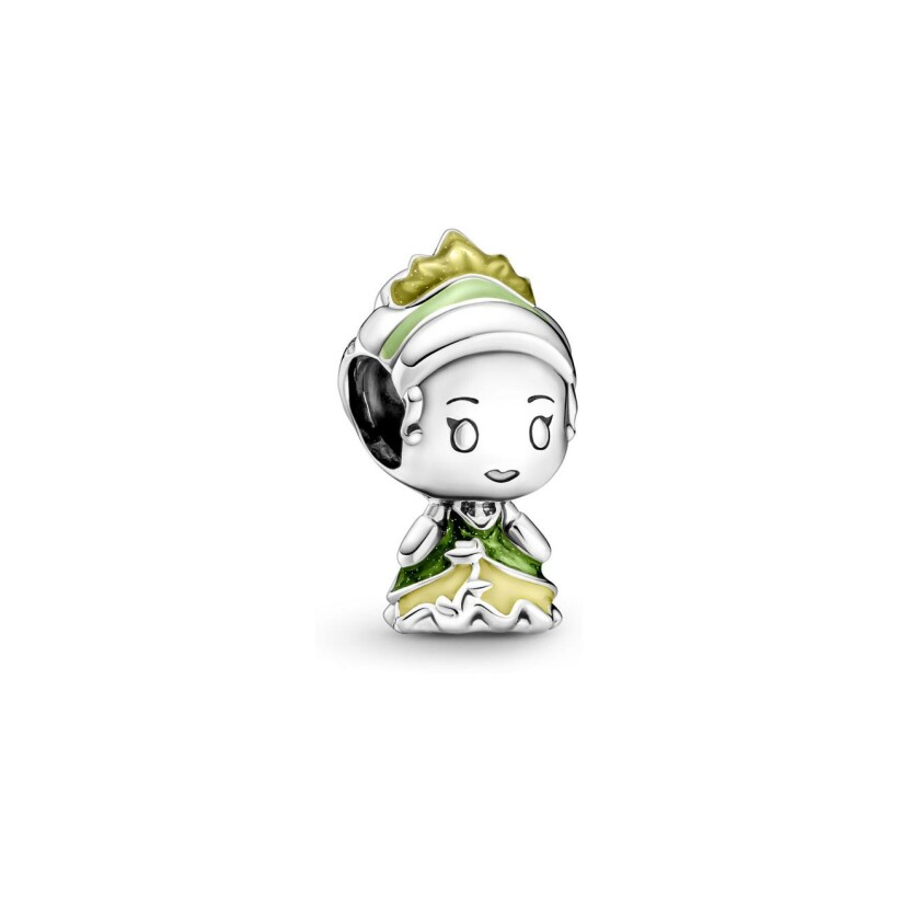 Charm Pandora Disney princesse Tiana & la grenouille en argent