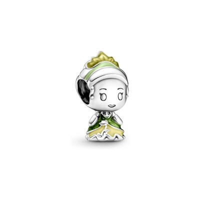 Charm Pandora Disney princesse Tiana & la grenouille en argent