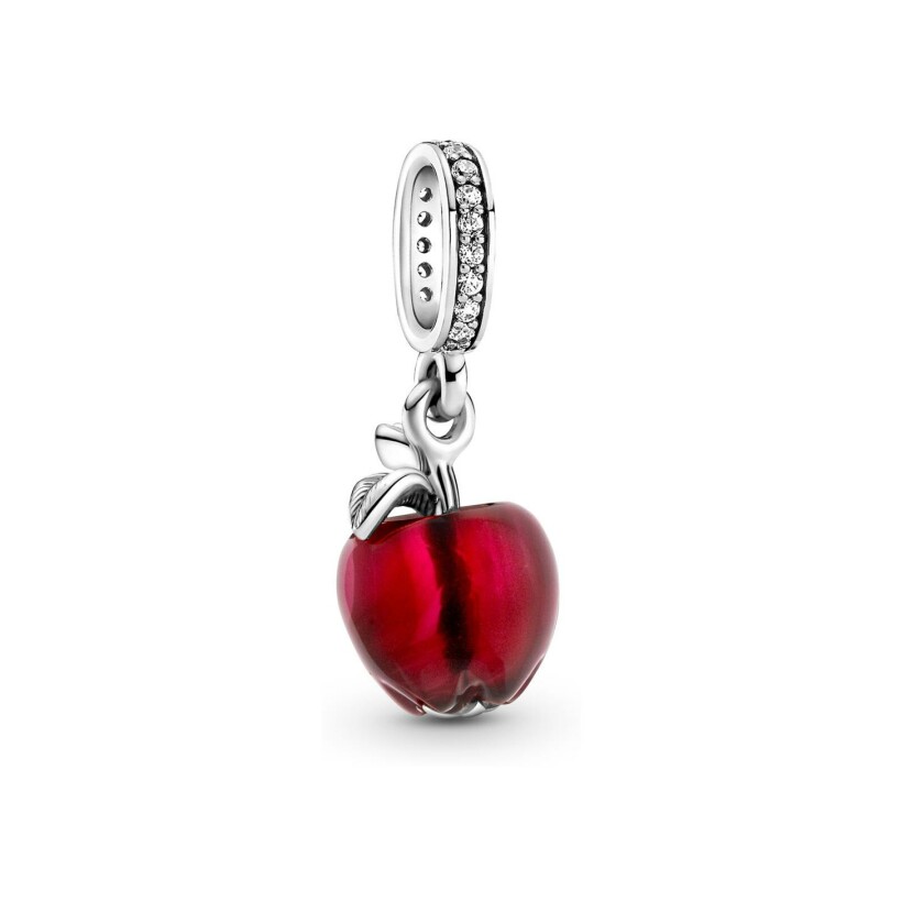 Charm Pandora avec pendentif pomme  en argent