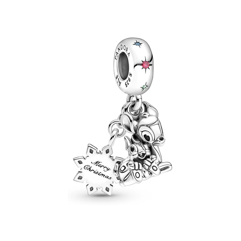 Charm Pandora avec pendentif Disney Bambi & Panpan en argent