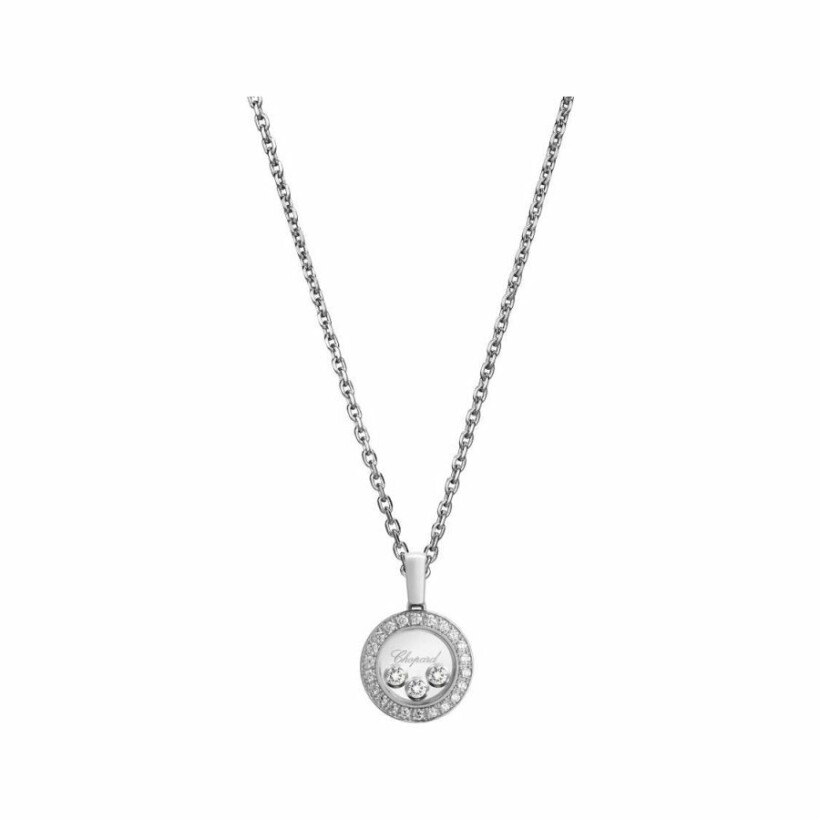 Chopard Happy Diamonds Icons pendant, white gold, diamonds