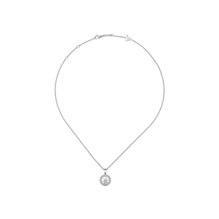 Chopard Happy Diamonds, white gold, diamonds necklace