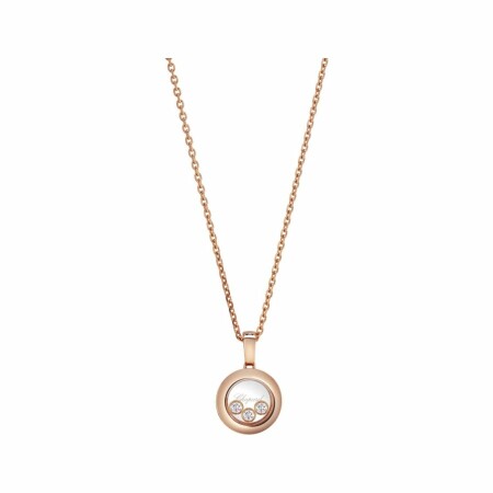 Chopard Happy Diamonds Icons pendant, rose gold, diamonds