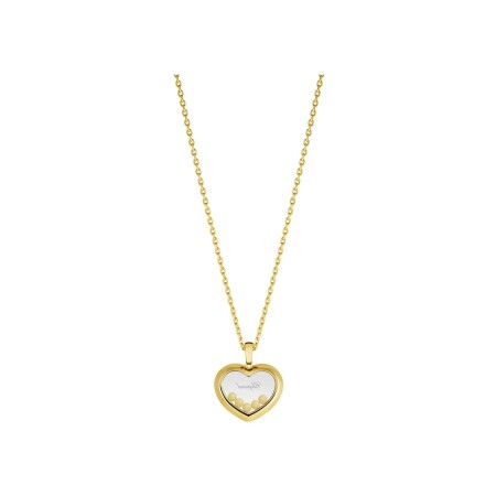 Pendentif Chopard Happy Diamonds en or jaune et diamants