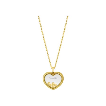 Pendentif Chopard Happy Diamonds en or jaune et diamants