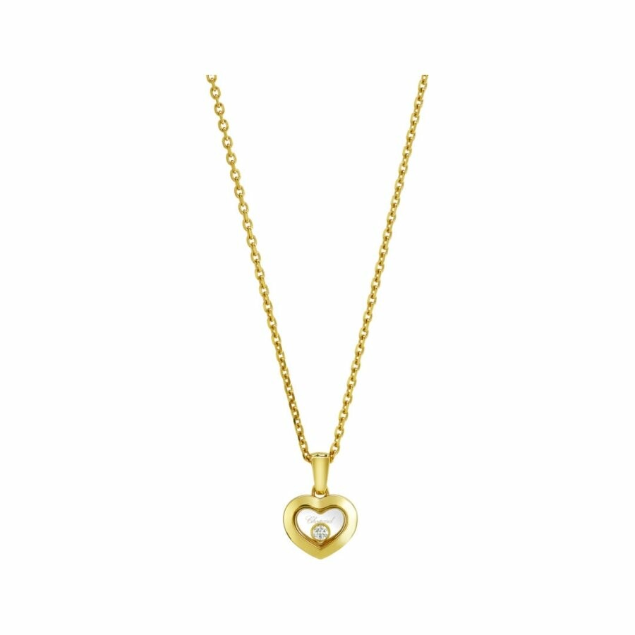 Pendentif Chopard Happy Diamonds Icons en or jaune et diamant