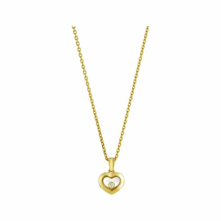 Pendentif Chopard Happy Diamonds Icons en or jaune et diamant