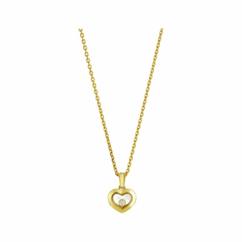 Chopard Happy Diamonds Icons necklace, yellow gold, diamonds