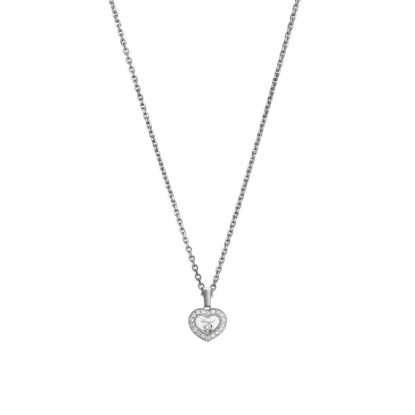 Chopard Happy Diamonds Icons necklace, white gold, diamonds